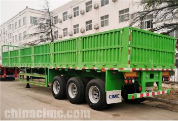 Tri Axle Side Wall Semi Trailer ready to ship Sudan