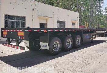 CIMC 4 Axle Flat Bed Truck Trailer will be sent to Zimbabwe