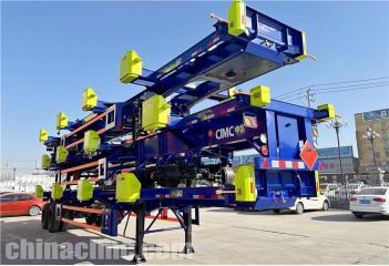 2 Axle 45 ft Teminal Semi Trailer will ship to Kenya