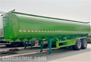 2 Axle Fuel Tanker Trailer with Bogie Suspension will esport to Guatemala