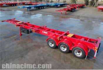 3 Axle 40ft Skeletal Trailer will be sent to madagascar