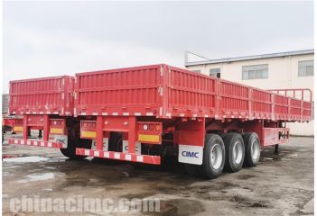 Tri Axle 60 Ton Side Wall Semi Trailer will export to Mozambique