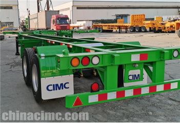 CIMC 40 ft Container Chassis Trailer will export to jamaica JMMBJ