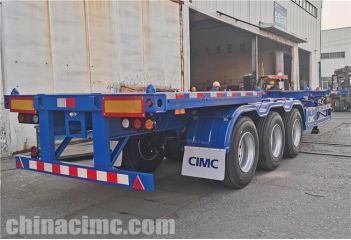 CIMC 3 Axle 40 ft Skeleton Semi Trailer will be sent to Jamaica