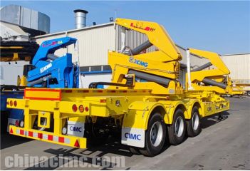 CIMC 40 ft Side Loader Trailer will be sent to Jamaica