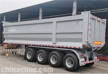 4 Axe U Shape Dump Trailer will export to Cameroon