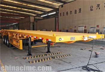 CIMC Tri Axle Flatbed Trailer will be sent to Mexico