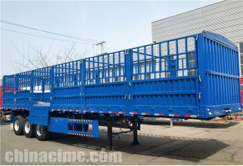 60 Ton Fence Cargo Truck Trailer will be sent to Tanzania