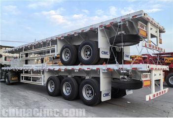 CIMC Triple Axle Trailer with Board will be export to Zimbabwe