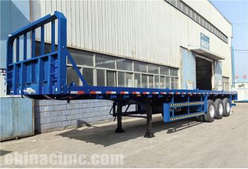 Tri Axle Trailer with Front Wall will export to Dar es Saddam, Tanzania