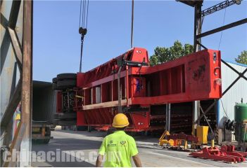 CIMC 2 Axle Low Bed Truck Trailer will transport to Zimbabwe Harare