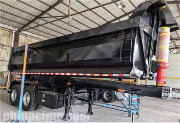 CIMC 2 Axle Dump Semi Trailer will be transport to Tanzania