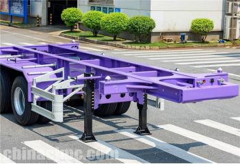 2 Axle Container Chassis Trailer will be sent to Jamaica