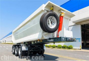 3 Axle Rear Tipper Trailer will be sent to Tanzania
