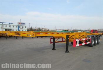Tri Axle Skeleton Semi Trailer will be sent to Jamaica