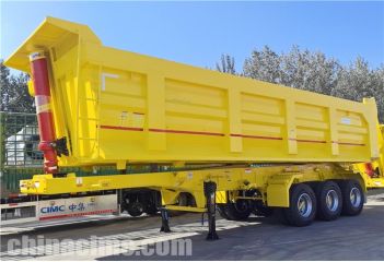 CIMC 3 Axle Tipper Trailer will be sent to Namibia