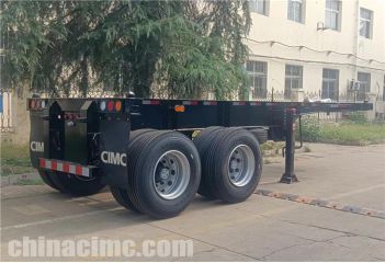CIMC 2 Axle 20ft Container Chassis Trailer will be sent to Jamaica