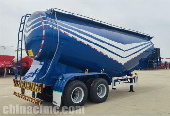 2 Axle 50 Ton Bulker Cement Tanker Trailer will be shipped to Tanzania