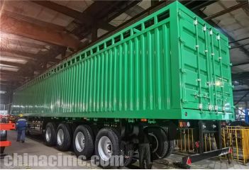 CIMC 4 Axle Stake Semi Trailer will be sent to Kenya