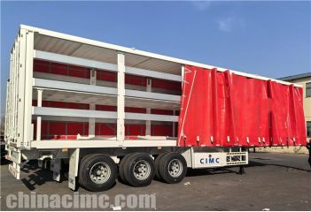 CIMC Curtain Side Trailer will be sent to Tanzania