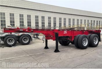 CIMC 2 Axle 20ft Skeletal Trailer will be Shipped to Guam