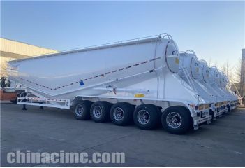 CIMC 5 Axle Bulker Cement Tanker Trailer will be sent to Saudi Arabia