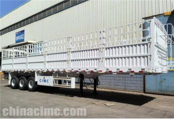 CIMC 3 Axle Fence Cargo Trailer will be shipped to Guinea