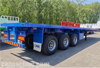 Triple Axle Flatbed Trailer will be sent to Zambia