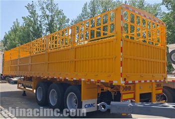 CIMC 3 Axle Fence Semi Trailer will be sent to Guinea