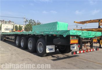 4 Axle Flat Bed Trailer will be shipped to Trinidad and Tobago