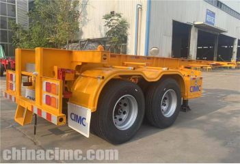 CIMC 3 Axle 40ft Container Chassis Trailer will be sent to Senegal