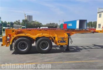 2 Axle 20Ft Skeleton Trailer will be sent to PNG