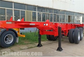 2 Axle 20ft Skeletal Trailer will be sent to Guam