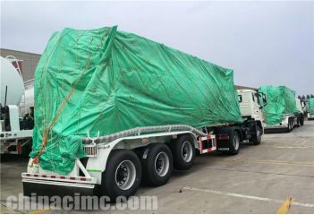 3 Axle Bulk Cementy Tanker Trailer will be sent to Saudi Arabia