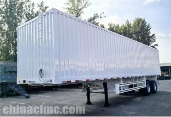 2 Axle Box Van Trailer will be sent to Tanzania