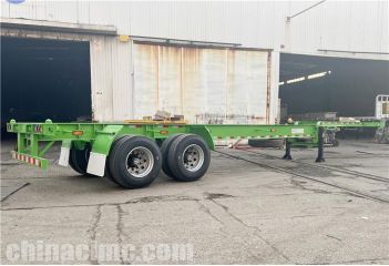 2 Axle 40ft Container Chassis Trailer will be sent to Guma