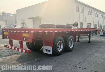 CIMC 2 Axle Flatbed Trailer will be sent to Jamacia