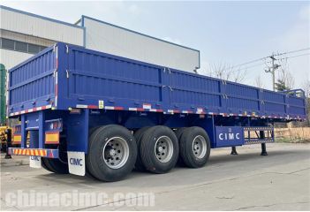 CIMC Tri Axle Side Wall Trailer will be shipped to Zimbabwe