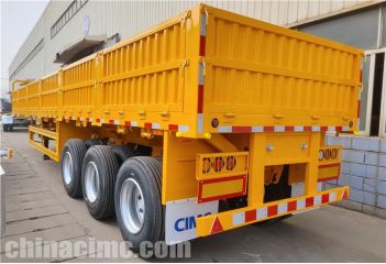 CIMC 3 Axle Side Wall Trailer will be sent to Kenya