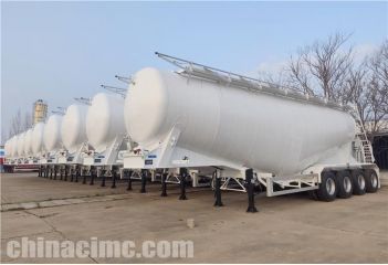 10 Units 4 Axle Bulker Cement Tanker Trailer will be sent to Zambia