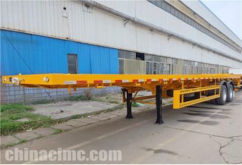 CIMC 2 Axle Flatbed Trailer will be sent to Tanzania