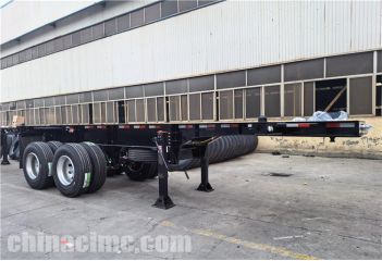 CIMC 2 Axle 20ft Skeletal Trailer will be sent to Guam