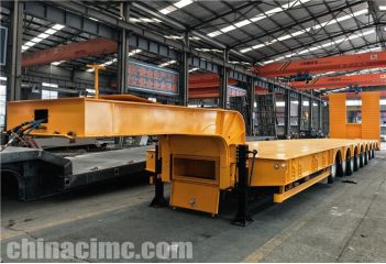 CIMC 8 Axle Low Loader Trailer will be sent to Ghana