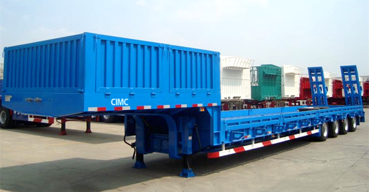 Lowbed semi trailer