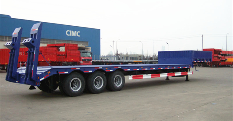 Lowbed semi trailer