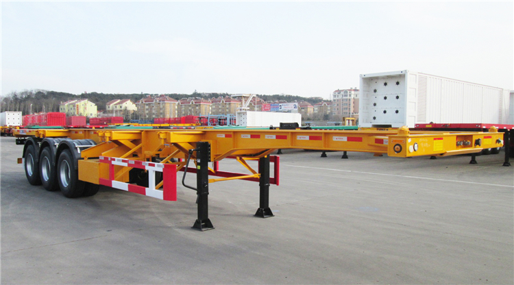 skeletal semi trailer