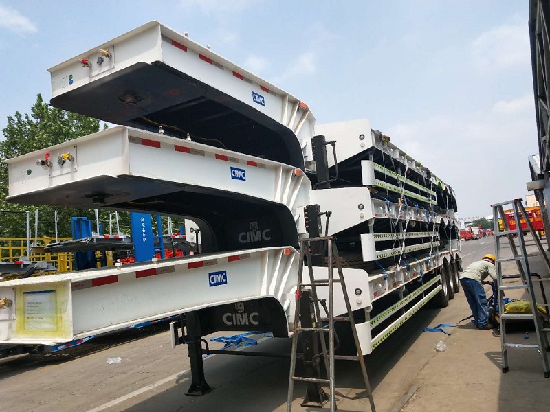 low bed trailer