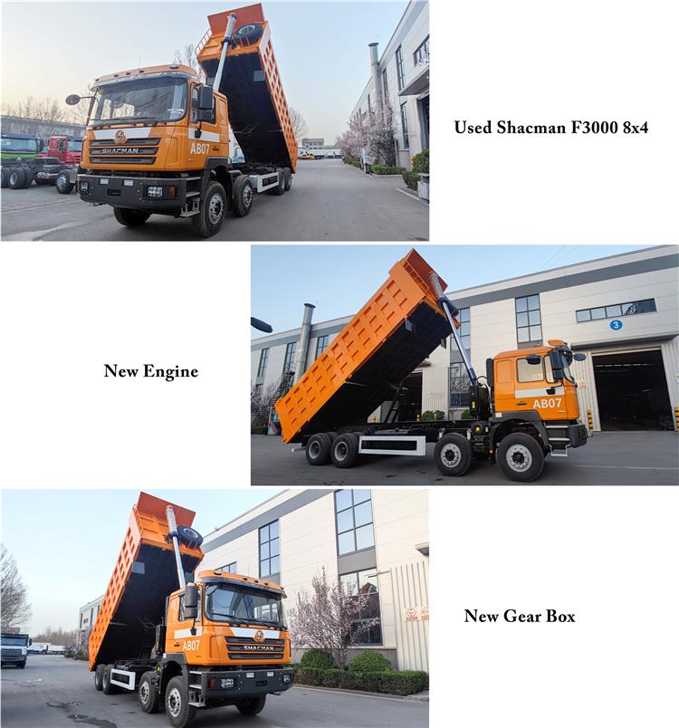 Used Shacman F3000 8x4 Dump Truck for Sale In Tanzania
