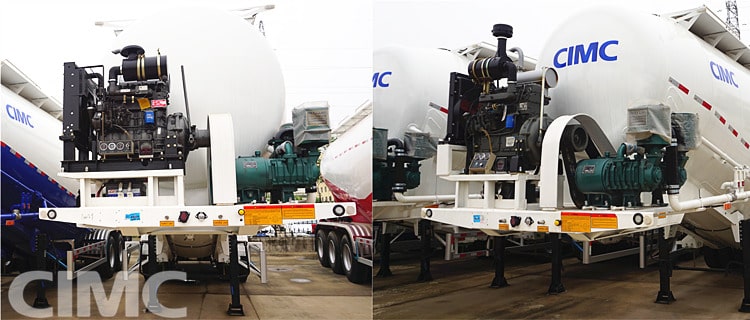 CIMC 40cbm Cement Tanker Trailer will be sent to Burundi