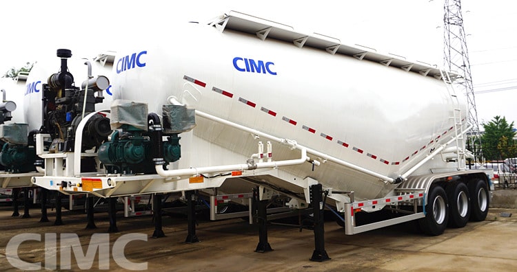 CIMC 40cbm Cement Tanker Trailer will be sent to Burundi